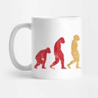 Paddling Evolution Vintage Mug